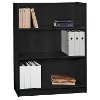 Black 3-Shelf Bookcase - Universal -2