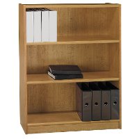 Snow Maple 3-Shelf Bookcase - Universal