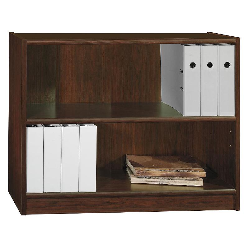 Bush Furniture Universal 2 Shelf Bookcase in Snow Maple 
