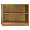 Snow Maple 2-Shelf Bookcase - Universal -2