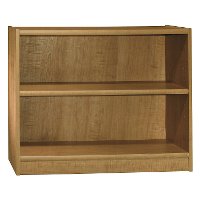 Snow Maple 2-Shelf Bookcase - Universal -2