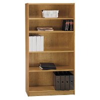 Snow Maple 5-Shelf Bookcase - Universal -2