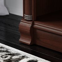 Harvest Cherry 5-Shelf Wood Bookcase - Birmingham -4