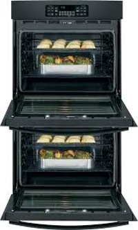 JT3500DFBB GE 30 Inch Double Wall Oven - Black