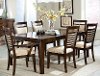 Walnut 5 Piece Dining Set - Transitional Avion Collection