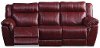 Red Leather-Match Manual Reclining Living Room Set - K-Motion