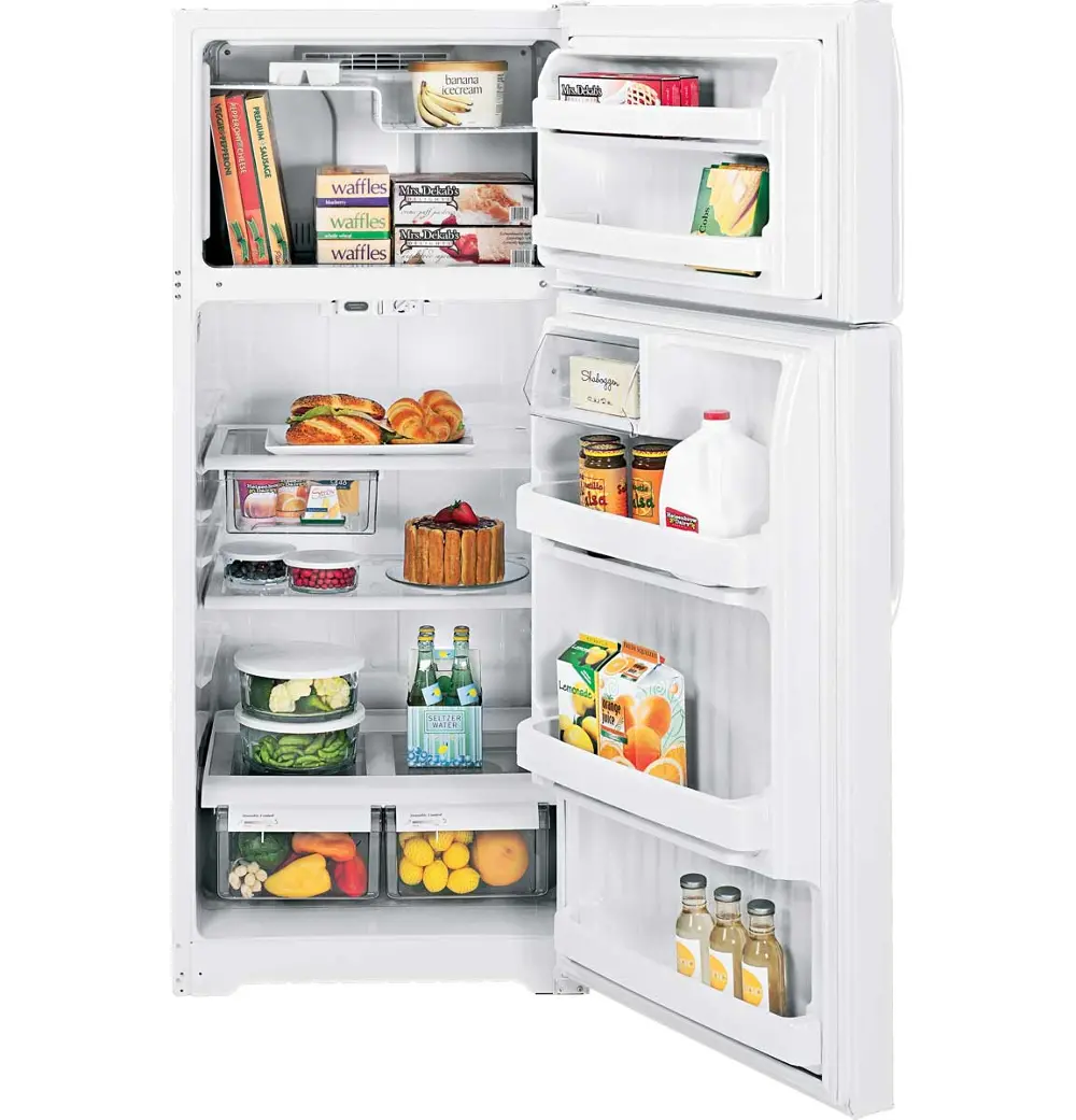 GTS18GBEWW GE 18 Cu. Ft. Top Freezer Refrigerator-1