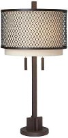 Clearance Mesh Bronze Table Lamp