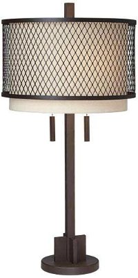 Mesh Bronze Table Lamp