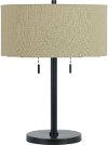 Dark Bronze Twin Pull Table Lamp