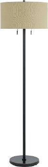 Dark Bronze Twin Pull Floor Lamp