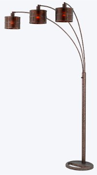 83 Inch Bronze Mica Arc Lamp