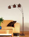 83 Inch Bronze Mica Arc Lamp-2