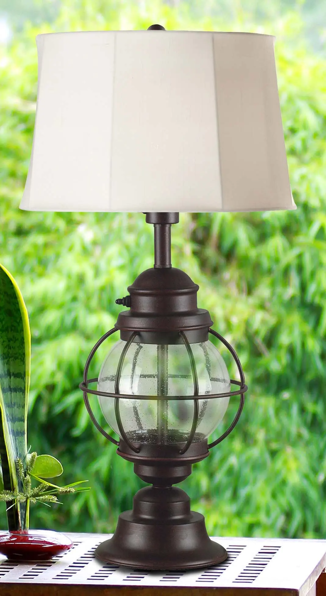Gilded Copper Table Lamp-2
