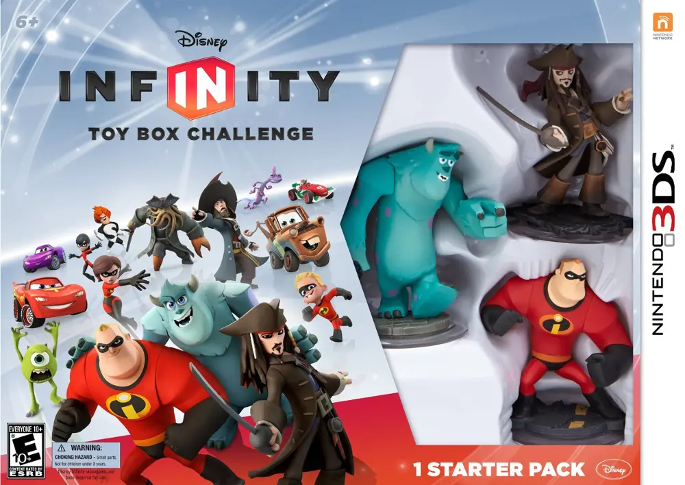 3DSINFINITY-STRT-PK Disney INFINITY: Toy Box Challenge Starter (3DS)-1