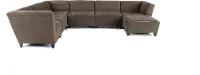 6PC/125/GRANITE/OPT1 Blaire 6-Piece U-Shaped Sectional