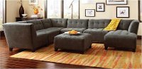Granite Gray Classic Modern 6 Piece Sectional Sofa - Blaire-2