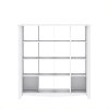 White 4x4 Bookcase - Aero -2