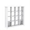 White 4x4 Bookcase - Aero -3