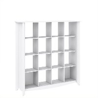 White 4x4 Bookcase - Aero -3