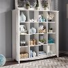 White 4x4 Bookcase - Aero -4