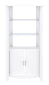 White Tall Library Storage - Aero -2