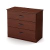 3046033 Cherry 3-Drawer Chest of Drawers - Libra