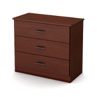 3046033 Cherry 3-Drawer Chest of Drawers - Libra