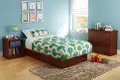 3046235 Cherry Twin Platform Bed - Libra