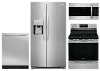 .S/S-4PC-GALLERY-ELE Frigidaire 4 Piece Kitchen Appliance Package - Stainless Steel-1