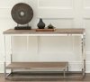 Lucia Steve Silver Sofa Table