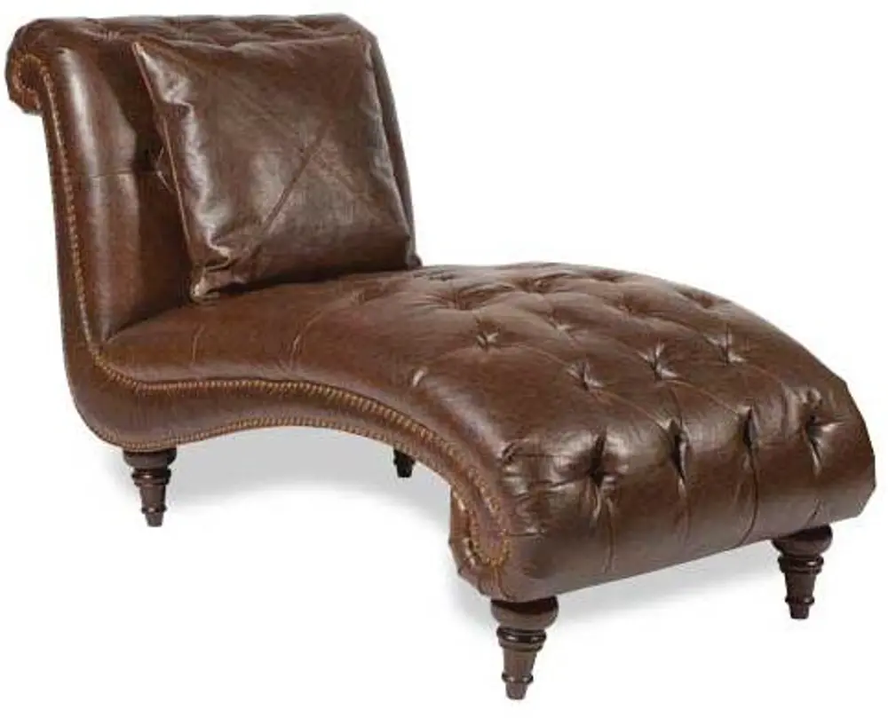 66 Inch Brown Performance Fabric Chaise-1