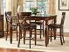 Clearance Raisin 5 Piece Counter Height Dining Set - Kingston Collection