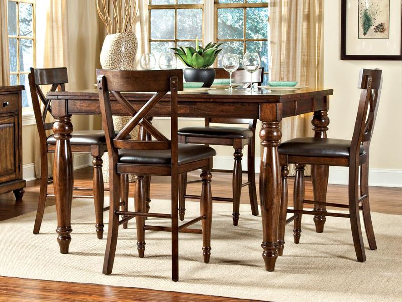 Raisin 5 Piece Counter Height Dining Set Kingston Collection Rc Raisin 5 Piece Counter Height Dining Set Kingston Collection Rc Willey Furniture