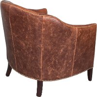 Saddle Brown Leather Chair - Madison-2