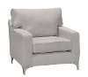 Clearance Contemporary Charcoal Gray Chair - Tessa
