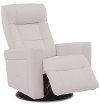 Chesapeake 32 Inch Bisque Leather Power Glider Recliner