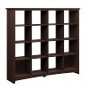Cherry 16-Cube Storage Bookcase - Buena Vista -1