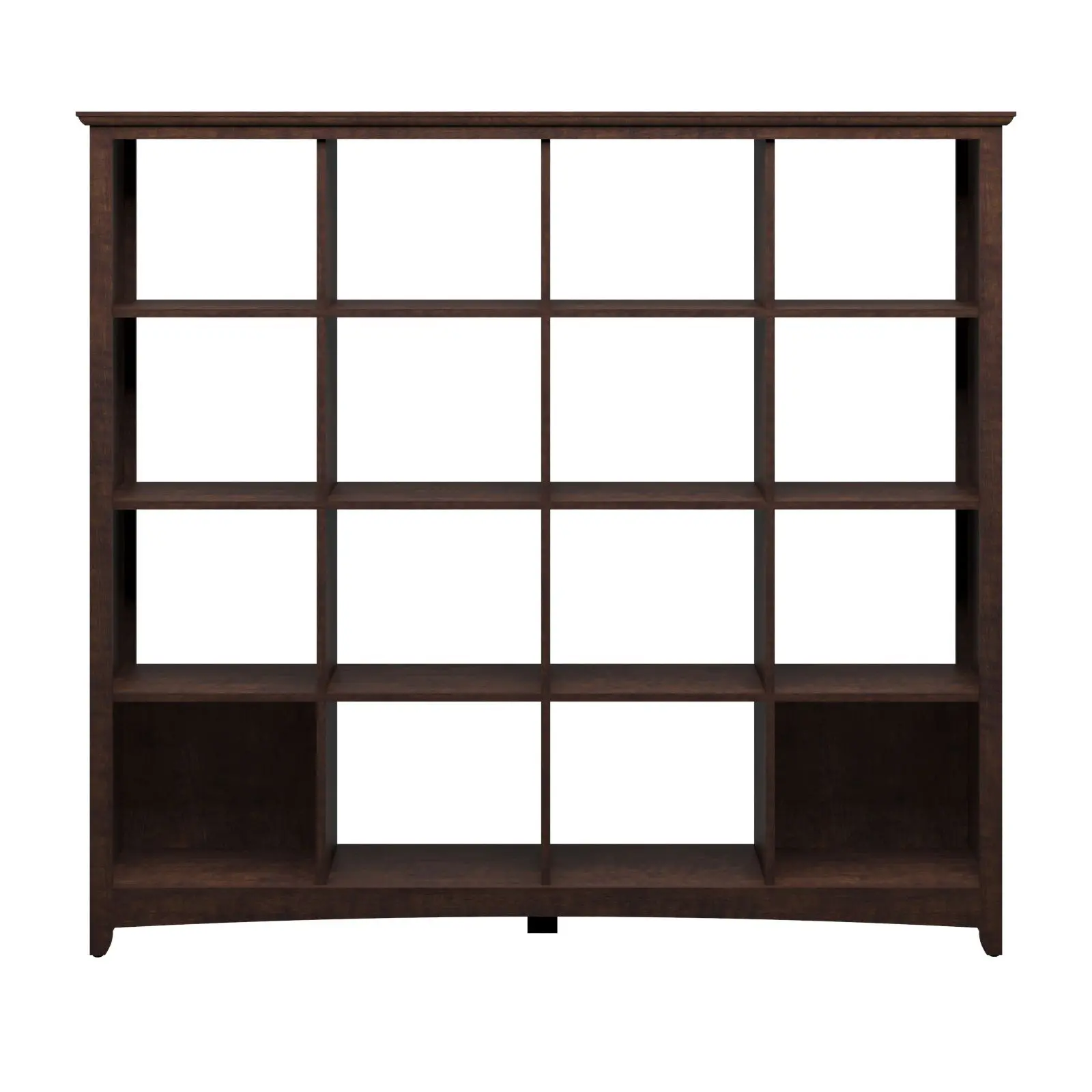 MY13803-03 Dark Cherry 16-Cube Storage Bookcase - Buena Vista-2