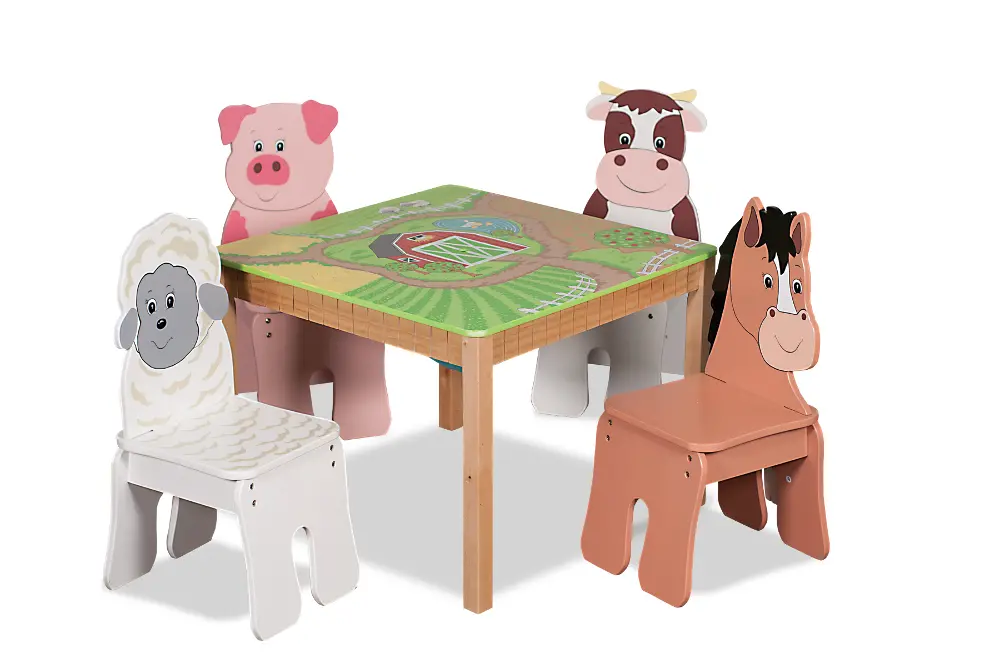 2PC/KYW-11356A/FARM Child's  Farm Table Set-1