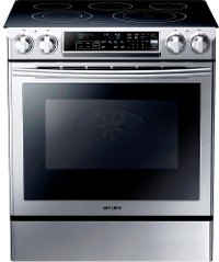 NE58F9500SS Samsung 5.8 cu. ft. Slide-in Electric Range - Stainless Steel