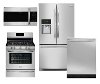 SS-4PC-3DR-GAS-PKG Frigidaire Gallery 4 Piece Kitchen Appliance Package with Gas Range - Stainless Steel-2