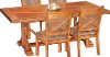 5 Piece Dining Set - Caramel-2