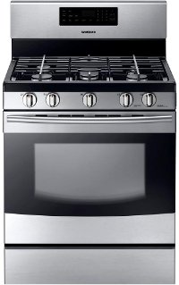 NX58F5500SS Samsung Gas Range - 5.8 cu. ft. Stainless Steel