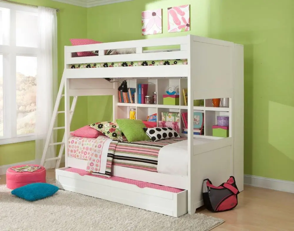 Smart Solutions Twin-over-Twin Bunk Bed with Trundle-1