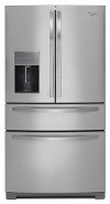 WRX988SIBM Whirlpool French Door Refrigerator - 35 Inch Stainless Steel-1