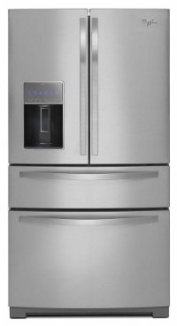 WRX988SIBM Whirlpool French Door Refrigerator - 35 Inch Stainless Steel