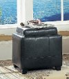 Espresso Storage Ottoman with Tray