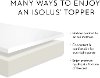 IS25TT45GT Malouf 2.5 Inch Twin Gel Memory Foam Mattress Topper-7