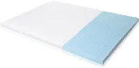IS25TX45GT Malouf 2.5 Inch Twin-XL Gel Memory Foam Mattress Topper